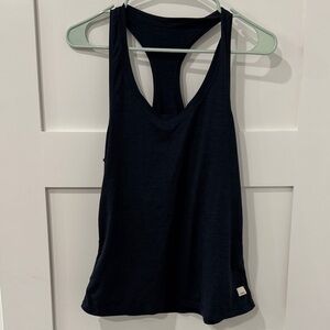 Vuori Dark Blue Racerback Tank Top